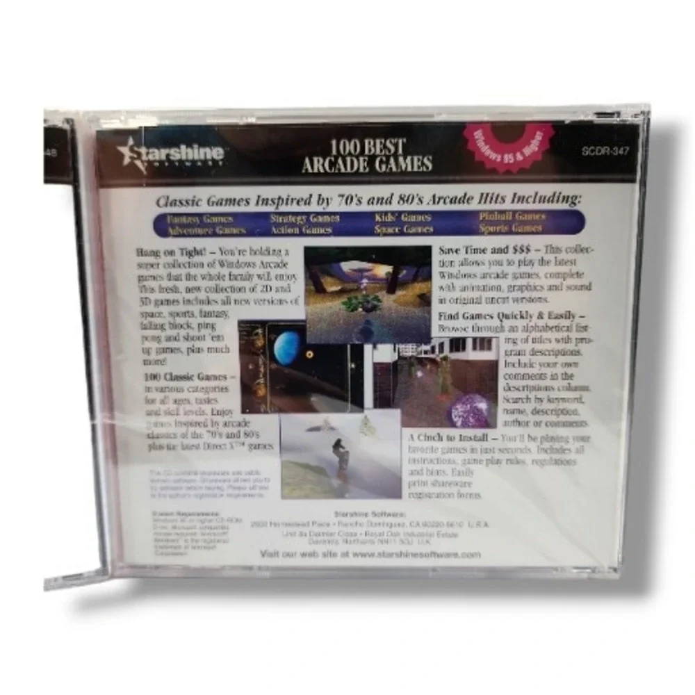 Twin-Pak 100 Best Windows And Arcade‎ Games CD-ROM Windows 95 Or Higher